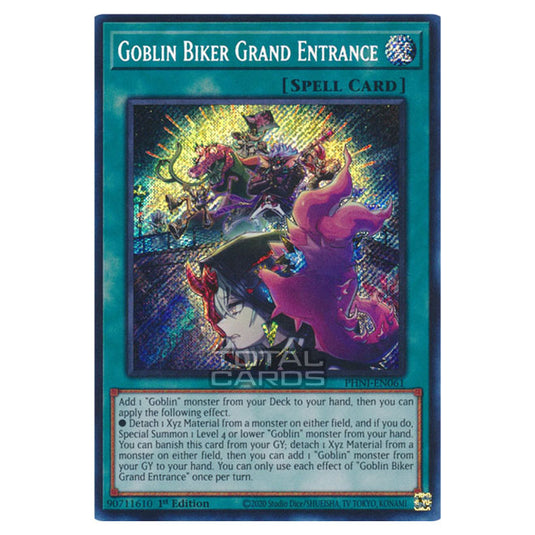 Yu-Gi-Oh! - Phantom Nightmare - Goblin Biker Grand Entrance (Quarter Century Secret Rare) PHNI-EN061a