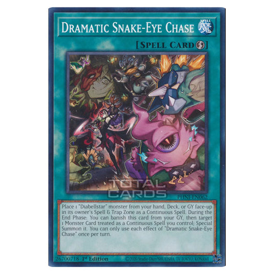 Yu-Gi-Oh! - Phantom Nightmare - Dramatic Snake-Eye Chase (Common) PHNI Yu-Gi-Oh! - Phantom Nightmare - Dramatic Snake-Eye Chase (Common) PHNI
