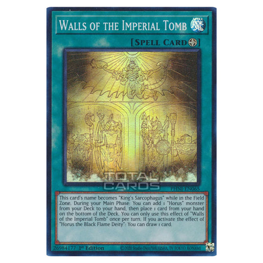 Yu-Gi-Oh! - Phantom Nightmare - Walls of the Imperial Tomb (Super Rare Yu-Gi-Oh! - Phantom Nightmare - Walls of the Imperial Tomb (Super Rare