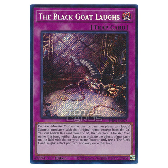 Yu-Gi-Oh! - Phantom Nightmare - The Black Goat Laughs (Secret Rare) PHNI-EN078
