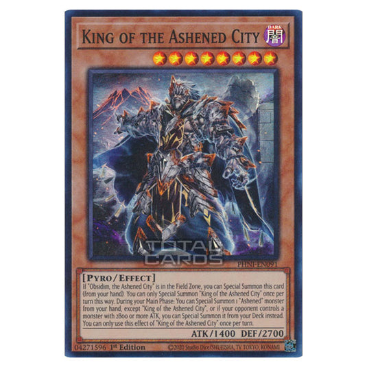 Yu-Gi-Oh! - Phantom Nightmare - King of the Ashened City (Super Rare) Yu-Gi-Oh! - Phantom Nightmare - King of the Ashened City (Super Rare)