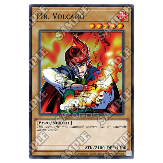 Yu-Gi-Oh! - Pharaohs Servant - 25th Anniversary Reprint  - Mr. Volcano (Common) PSV-25-EN044