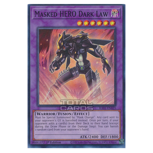 Yu-Gi-Oh! - 25th Anniversary Rarity Collection - Masked HERO Dark Law RA01-EN025