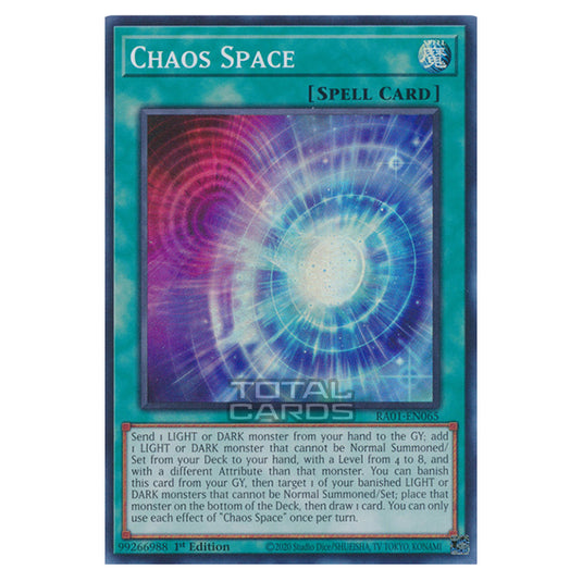 Yu-Gi-Oh! - 25th Anniversary Rarity Collection - Chaos Space (Super Rare) RA01-EN065-SR
