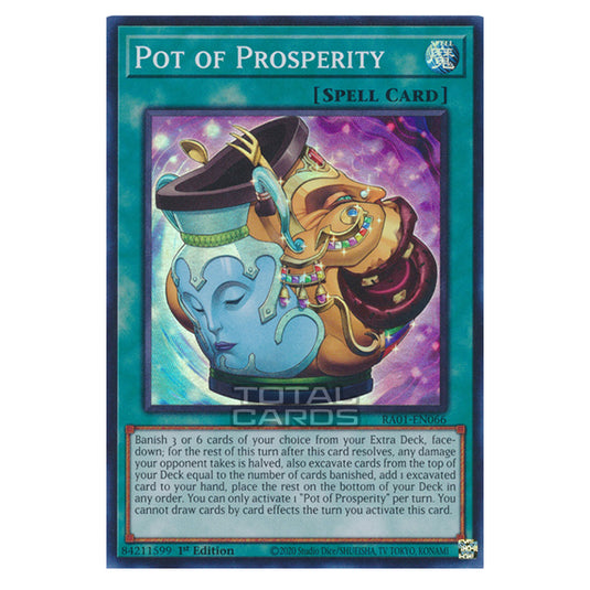 Yu-Gi-Oh! - 25th Anniversary Rarity Collection - Pot of Prosperity (Super Rare) RA01-EN066-SR