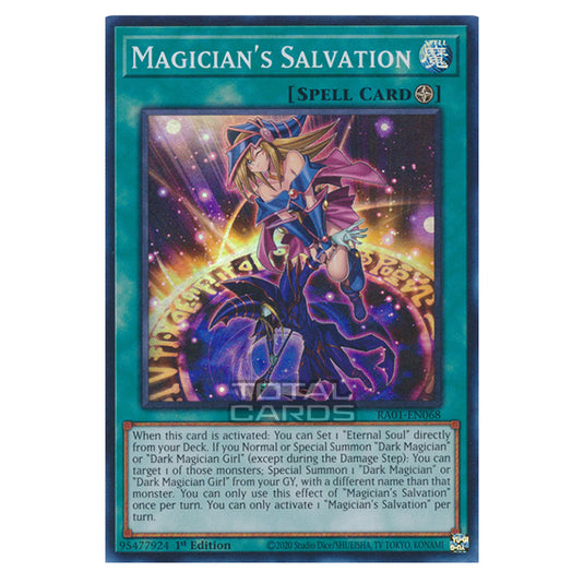 Yu-Gi-Oh! - 25th Anniversary Rarity Collection - Magician's Salvation (Super Rare) RA01-EN068-SR