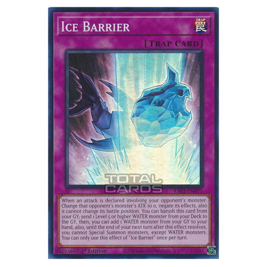 Yu-Gi-Oh! - 25th Anniversary Rarity Collection - Ice Barrier (Super Rare) RA01-EN071-SR