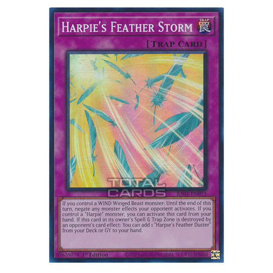 Yu-Gi-Oh! - 25th Anniversary Rarity Collection - Harpie's Feather Storm (Super Rare) RA01-EN073-SR