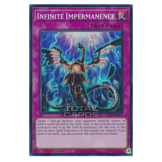 Yu-Gi-Oh! - 25th Anniversary Rarity Collection - Infinite Impermanence (Super Rare) RA01-EN075-SR