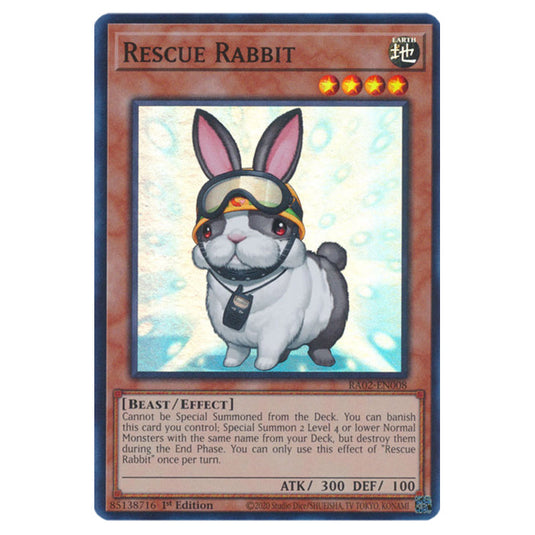 Rescue Rabbit RA02-EN008 card from the Yu-Gi-Oh! set 25th Anniversary Rarity Collection II