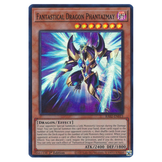 Fantastical Dragon Phantazmay (Alternate Art) RA02-EN013 card from the Yu-Gi-Oh! set 25th Anniversary Rarity Collection II