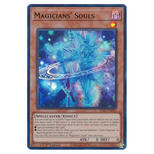 Magicians' Souls RA02-EN014 card from the Yu-Gi-Oh! set 25th Anniversary Rarity Collection II