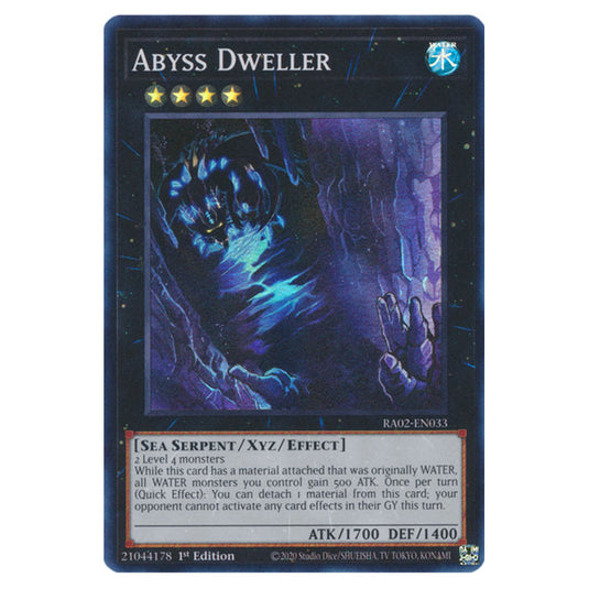 Abyss Dweller RA02-EN033 card from the Yu-Gi-Oh! set 25th Anniversary Rarity Collection II