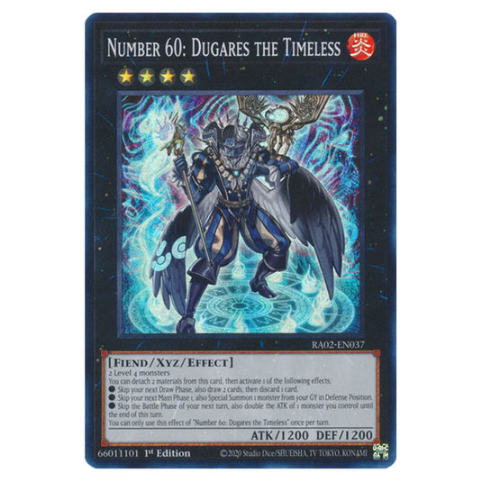 Number 60: Dugares the Timeless RA02-EN037 card from the Yu-Gi-Oh! set 25th Anniversary Rarity Collection II