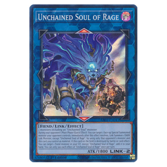 Unchained Soul of Rage RA02-EN041 card from the Yu-Gi-Oh! set 25th Anniversary Rarity Collection II