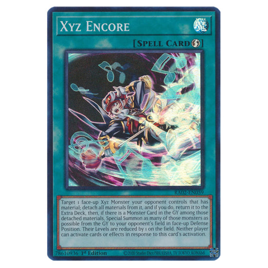 Xyz Encore RA02-EN059 card from the Yu-Gi-Oh! set 25th Anniversary Rarity Collection II