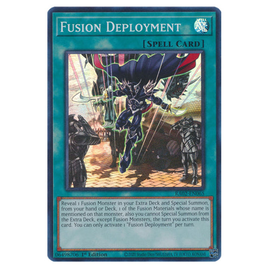 Fusion Deployment RA02-EN065 card from the Yu-Gi-Oh! set 25th Anniversary Rarity Collection II