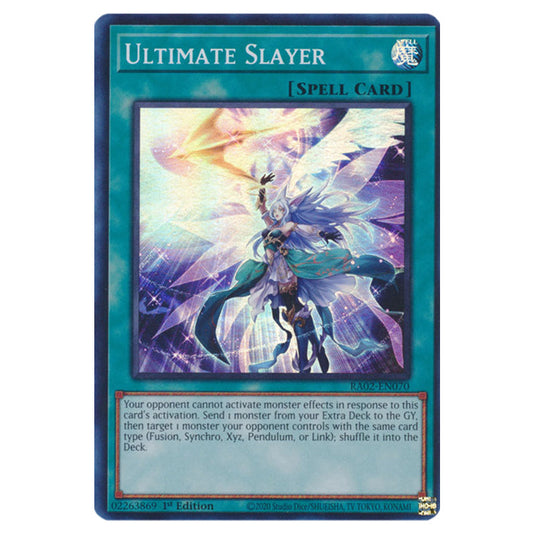 Ultimate Slayer RA02-EN070 card from the Yu-Gi-Oh! set 25th Anniversary Rarity Collection II