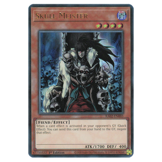 Skull Meister RA02-EN005 card from the Yu-Gi-Oh! set 25th Anniversary Rarity Collection II