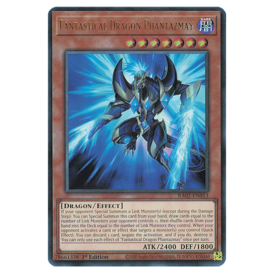 Fantastical Dragon Phantazmay (Alternate Art) RA02-EN013 card from the Yu-Gi-Oh! set 25th Anniversary Rarity Collection II