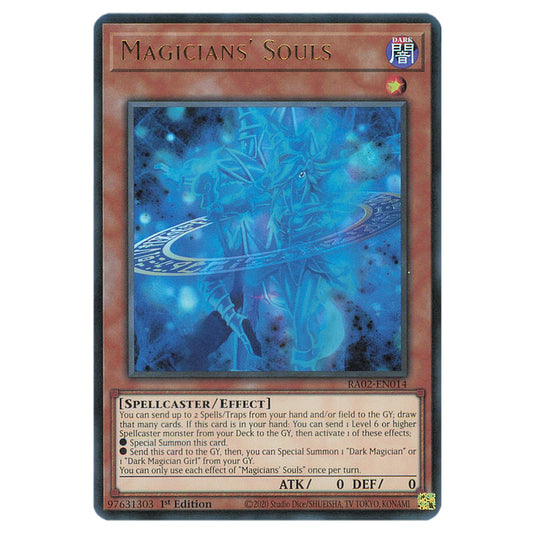 Magicians' Souls RA02-EN014 card from the Yu-Gi-Oh! set 25th Anniversary Rarity Collection II