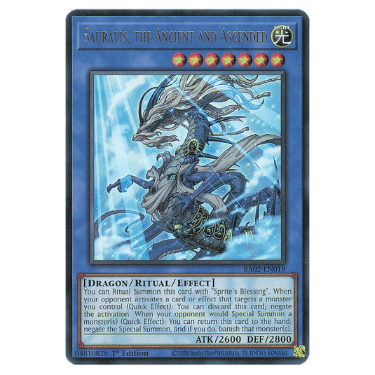Yu-Gi-Oh! - 25th Anniversary Rarity Collection II - Sauravis, the Ancient and Ascended (Ultra Rare) RA02-EN019