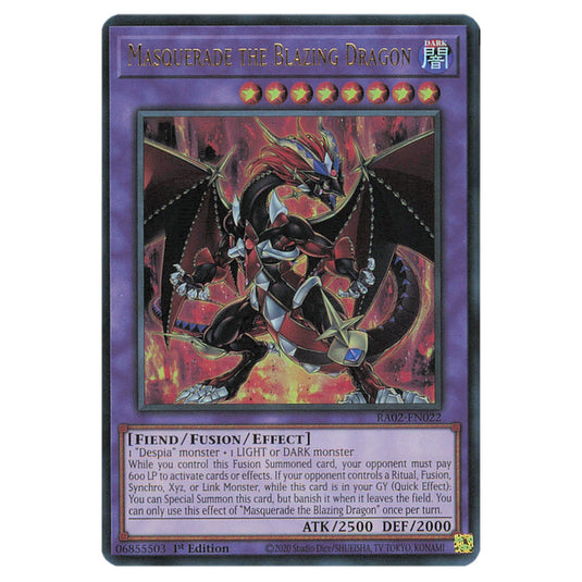 Yu-Gi-Oh! - 25th Anniversary Rarity Collection II - Masquerade the Blazing Dragon (Ultra Rare) RA02-EN022