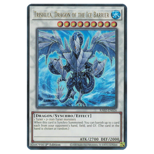 Yu-Gi-Oh! - 25th Anniversary Rarity Collection II - Trishula, Dragon of the Ice Barrier (Ultra Rare) RA02-EN026