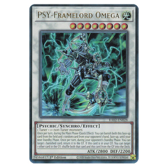 Yu-Gi-Oh! - 25th Anniversary Rarity Collection II - PSY-Framelord Omega (Ultra Rare) RA02-EN028