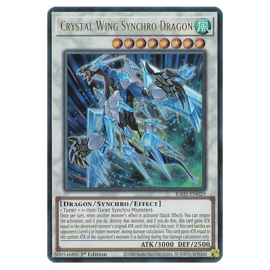 Yu-Gi-Oh! - 25th Anniversary Rarity Collection II - Crystal Wing Synchro Dragon (Ultra Rare) RA02-EN029