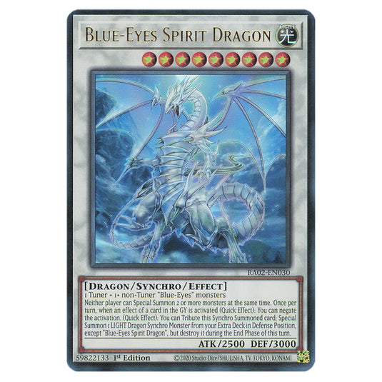 Crystal Wing Synchro Dragon RA02-EN029 card from the Yu-Gi-Oh! set 25th Anniversary Rarity Collection II