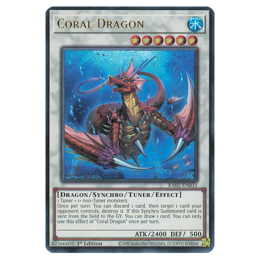 Yu-Gi-Oh! - 25th Anniversary Rarity Collection II - Coral Dragon (Ultra Rare) RA02-EN031