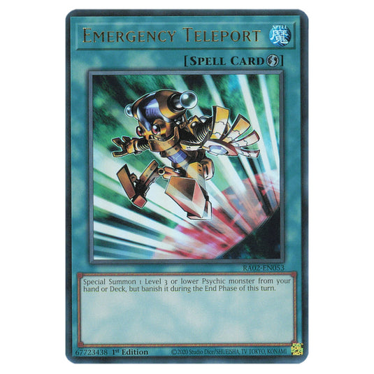 Gold Sarcophagus RA02-EN052 card from the Yu-Gi-Oh! set 25th Anniversary Rarity Collection II