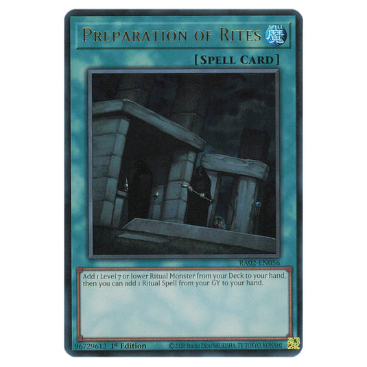 Yu-Gi-Oh! - 25th Anniversary Rarity Collection II - Preparation of Rites (Ultra Rare) RA02-EN056
