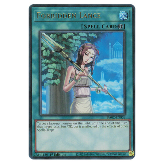 Yu-Gi-Oh! - 25th Anniversary Rarity Collection II - Forbidden Lance (Ultra Rare) RA02-EN058