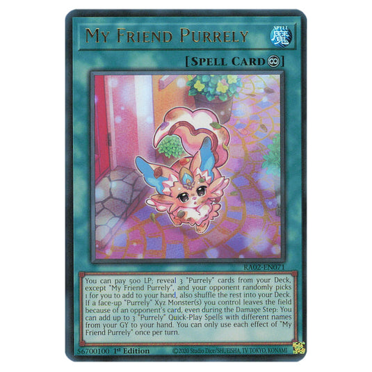 Yu-Gi-Oh! - 25th Anniversary Rarity Collection II - My Friend Purrely (Ultra Rare) RA02-EN071