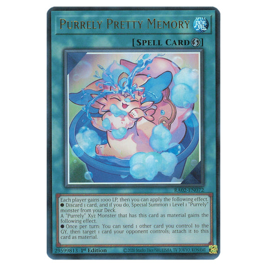 Yu-Gi-Oh! - 25th Anniversary Rarity Collection II - Purrely Pretty Memory (Ultra Rare) RA02-EN072