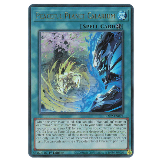 Pressured Planet Wraitsoth RA02-EN073 card from the Yu-Gi-Oh! set 25th Anniversary Rarity Collection II