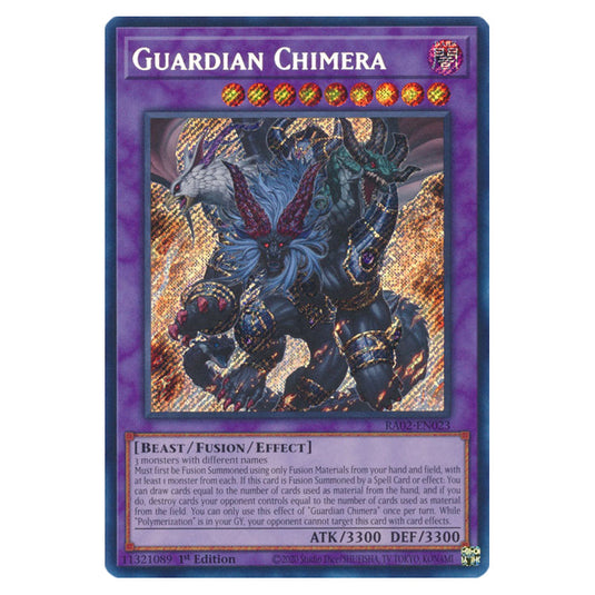 Guardian Chimera RA02-EN023 card from the Yu-Gi-Oh! set 25th Anniversary Rarity Collection II