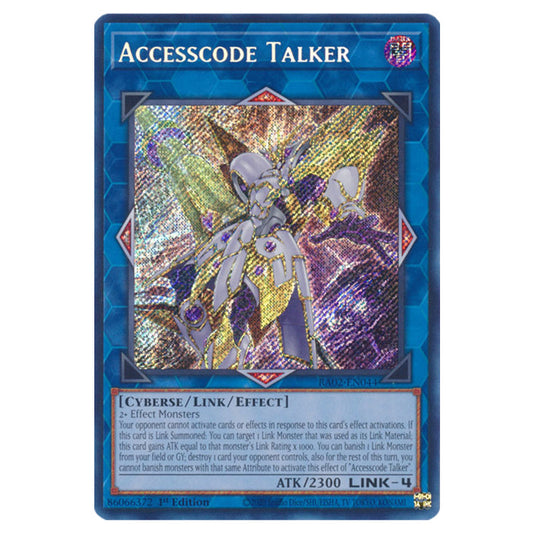 Accesscode Talker RA02-EN044 card from the Yu-Gi-Oh! set 25th Anniversary Rarity Collection II