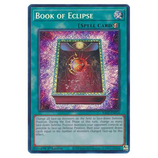 Book of Eclipse RA02-EN054 card from the Yu-Gi-Oh! set 25th Anniversary Rarity Collection II