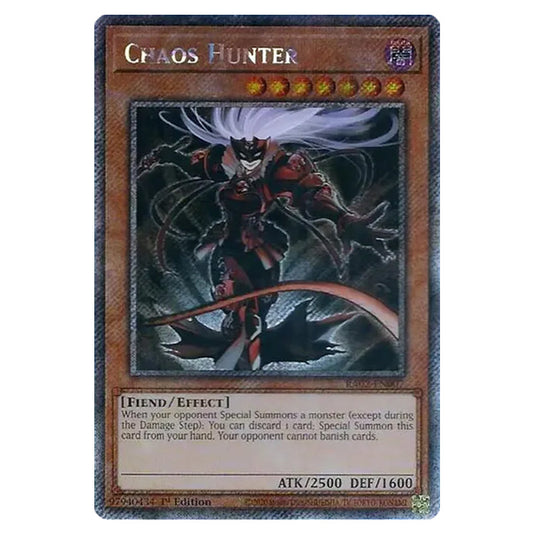 Chaos Hunter RA02-EN007 card from the Yu-Gi-Oh! set 25th Anniversary Rarity Collection II