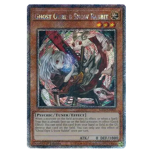 Ghost Ogre & Snow Rabbit (Alternate Art) RA02-EN009 card from the Yu-Gi-Oh! set 25th Anniversary Rarity Collection II