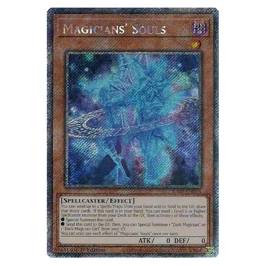 Magicians' Souls RA02-EN014 card from the Yu-Gi-Oh! set 25th Anniversary Rarity Collection II