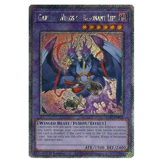 Garura, Wings of Resonant Life RA02-EN024 card from the Yu-Gi-Oh! set 25th Anniversary Rarity Collection II