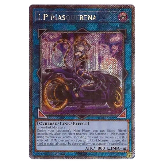 I:P Masquerena (Alternate Art) RA02-EN042 card from the Yu-Gi-Oh! set 25th Anniversary Rarity Collection II