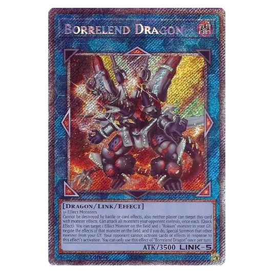 Borrelend Dragon RA02-EN043 card from the Yu-Gi-Oh! set 25th Anniversary Rarity Collection II