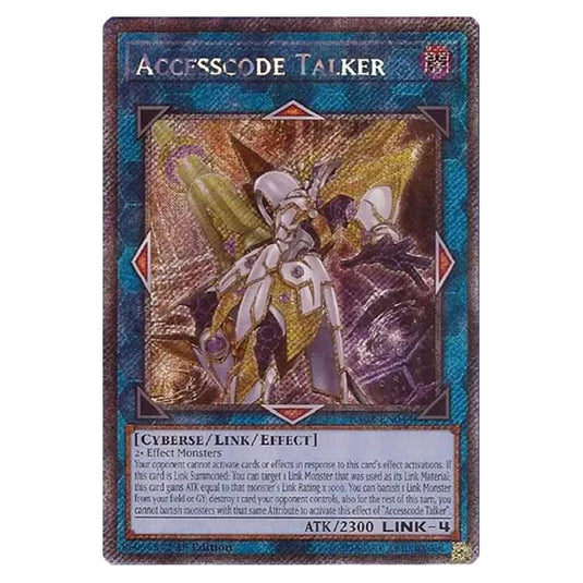 Accesscode Talker RA02-EN044 card from the Yu-Gi-Oh! set 25th Anniversary Rarity Collection II