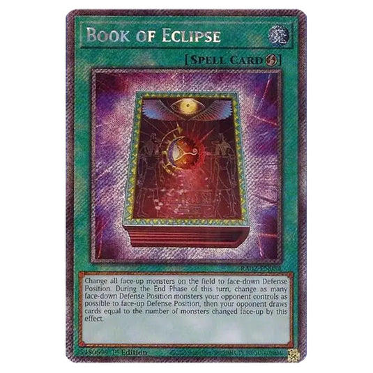 Book of Eclipse RA02-EN054 card from the Yu-Gi-Oh! set 25th Anniversary Rarity Collection II