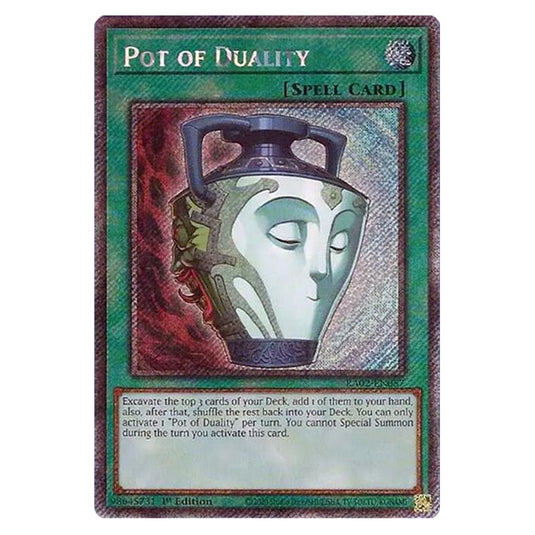 Pot of Duality RA02-EN057 card from the Yu-Gi-Oh! set 25th Anniversary Rarity Collection II